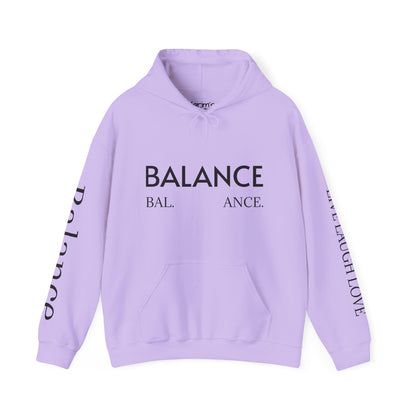 Balance Unisex Heavy Blend™ Hoodie - Live Laugh Love Design