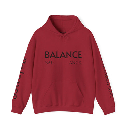 Balance Unisex Heavy Blend™ Hoodie - Live Laugh Love Design